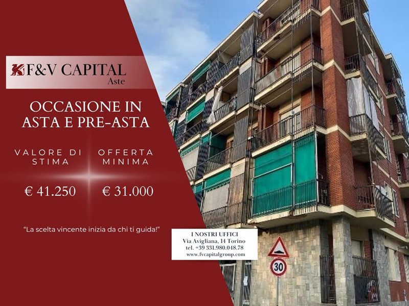 Bilocale in Vendita a Torino, 31'000&euro;, 52 m²