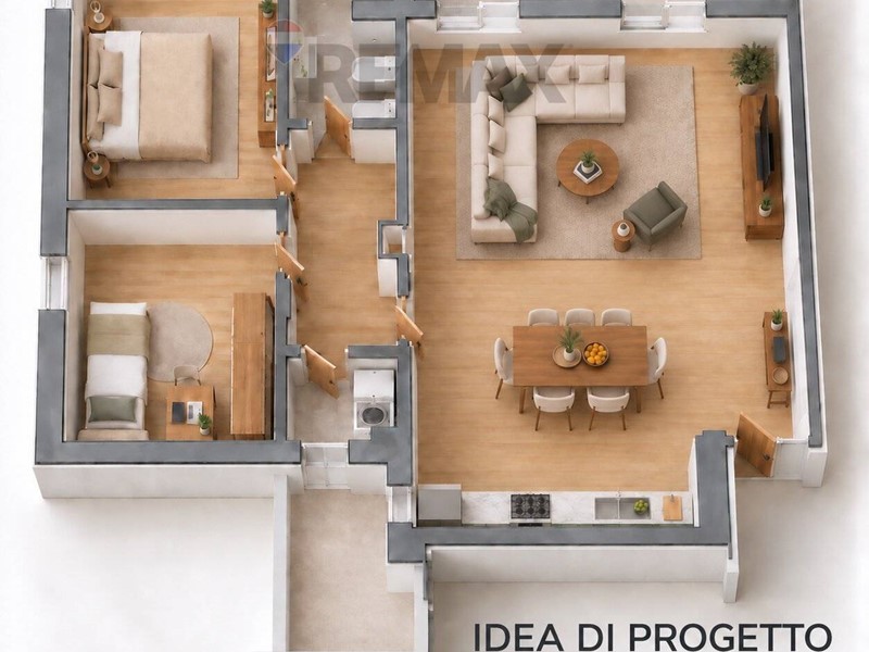 Appartamento in Vendita a Catania, 87'000&euro;, 99 m²