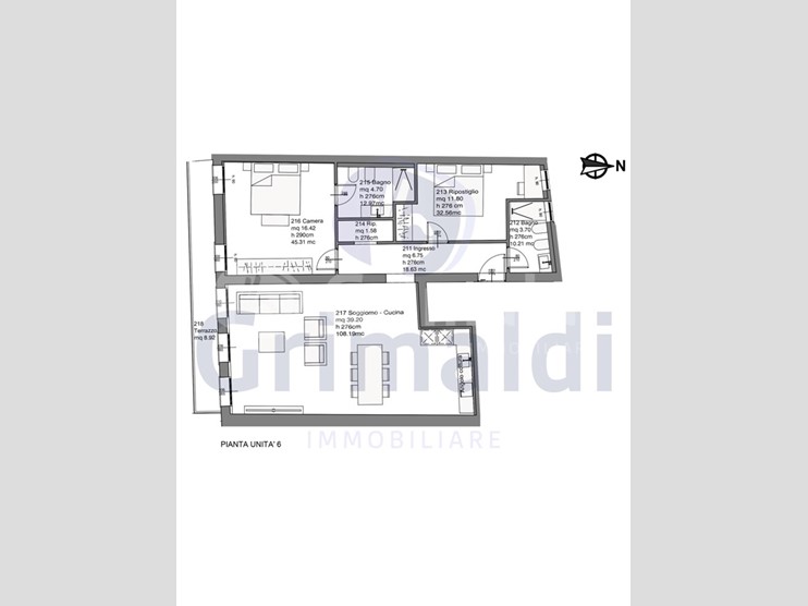 Trilocale in Vendita a Padova, 400'000&euro;, 103 m²