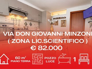 Bilocale in Vendita a Manfredonia, 82'000&euro;, 50 m²