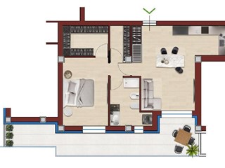 Bilocale in Vendita a Porto San Giorgio, 290'000&euro;, 57 m²