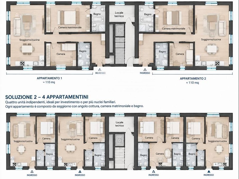 Monolocale in Vendita a Leno, 100'000&euro;, 180 m²