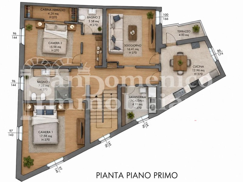 Appartamento in Vendita a Pisa, 315'000&euro;, 110 m²