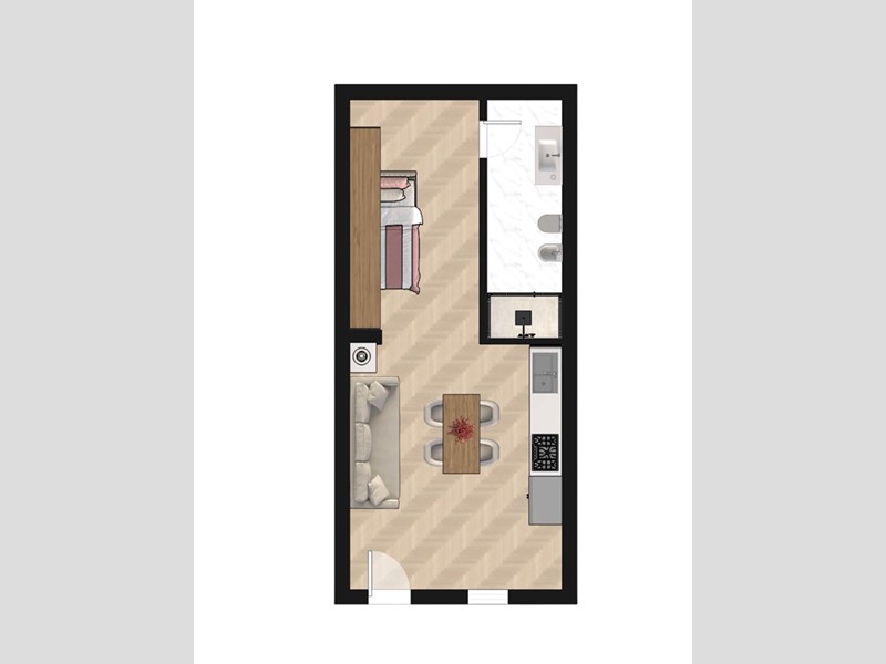 Monolocale in Vendita a Corsico, 98'000&euro;, 35 m²