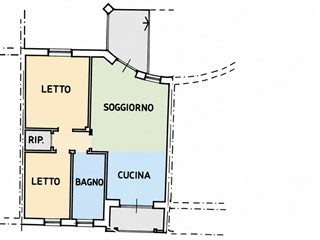 Trilocale in Vendita a Zimella, zona Volpino, 195'000&euro;, 80 m²