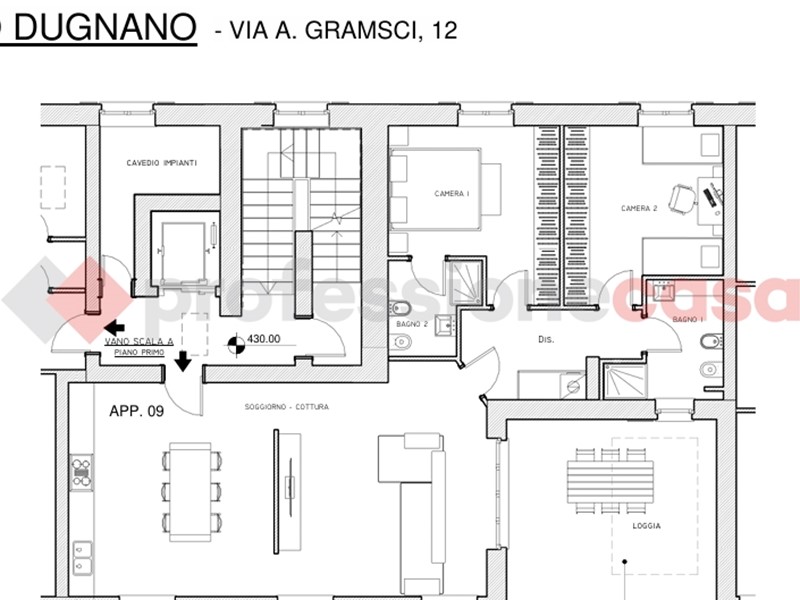 Trilocale in Vendita a Paderno Dugnano, 520'000&euro;, 137 m²