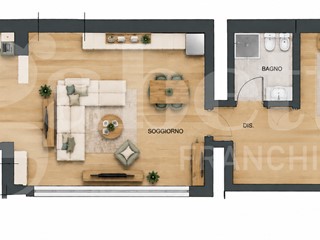 Bilocale in Vendita a Milano, 349'000&euro;, 70 m², arredato