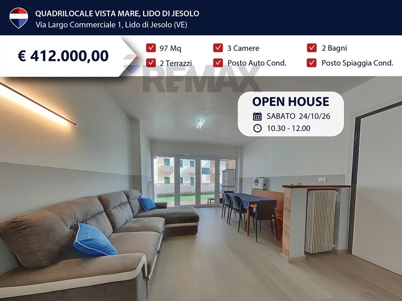 Appartamento in Vendita a Jesolo, 412'000&euro;, 97 m²