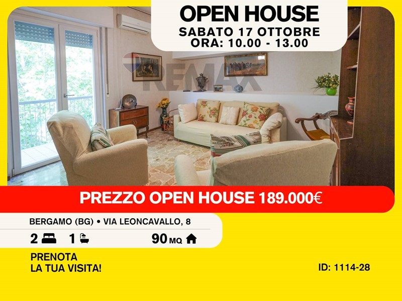 Trilocale in Vendita a Bergamo, 189'000&euro;, 90 m²