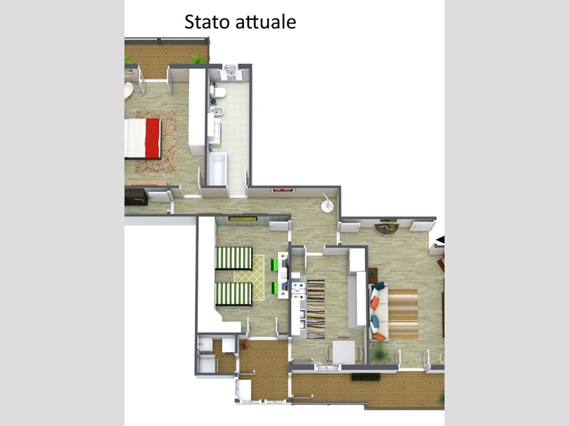 Trilocale in Vendita a Gravina di Catania, zona SAN PAOLO, 118'000&euro;, 96 m², con Box