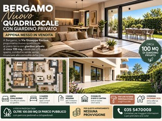 Quadrilocale in Vendita a Bergamo, 338'000&euro;, 131 m²
