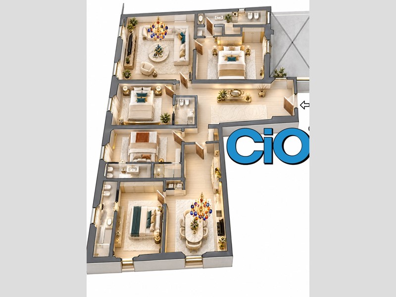 Appartamento in Vendita a Bologna, 1'200'000&euro;, 217 m²