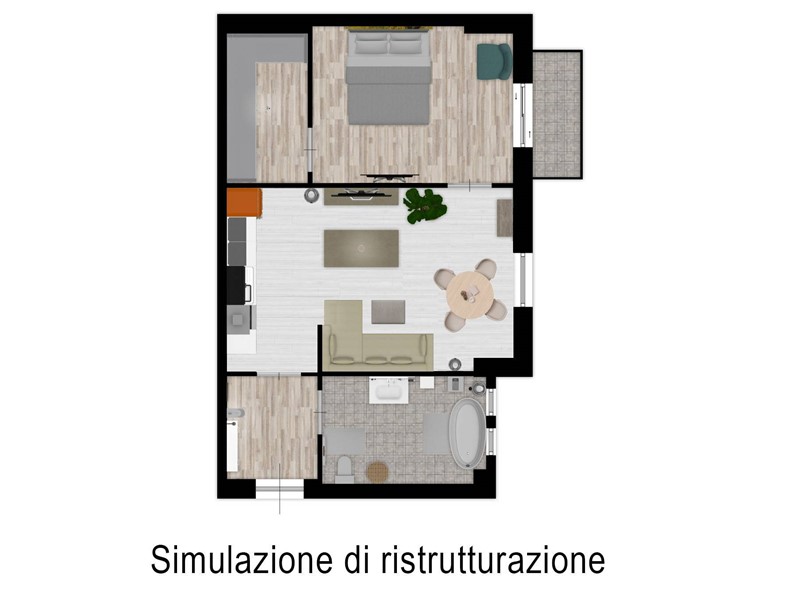 Bilocale in Vendita a Milano, 320'000&euro;, 64 m²