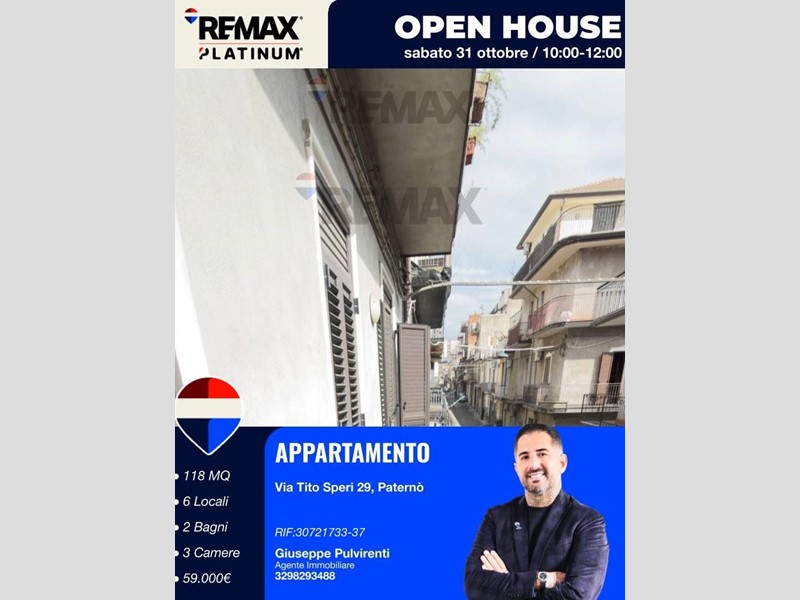 Appartamento in Vendita a Paternò, 59'000&euro;, 118 m²