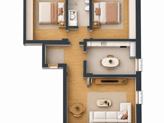 Trilocale in Vendita a Reggio Emilia, 169'000&euro;, 95 m²
