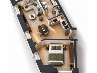 Bilocale in Vendita a Milano, 290'000&euro;, 49 m²