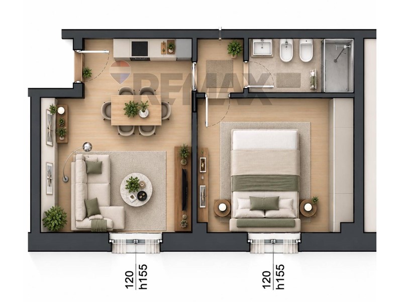 Bilocale in Vendita a Milano, 260'000&euro;, 44 m²