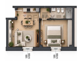 Bilocale in Vendita a Milano, 260'000&euro;, 44 m²