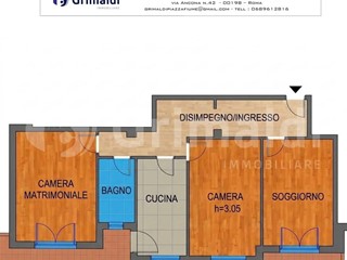 Trilocale in Vendita a Roma, 385'000&euro;, 102 m²