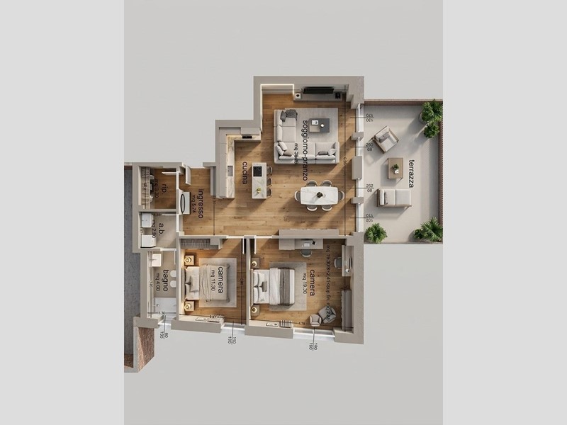 Trilocale in Vendita a Pisa, 360'000&euro;, 100 m²