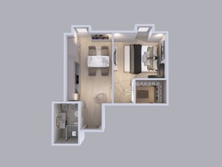 Trilocale in Vendita a Genova, zona Foce, 148'000&euro;, 40 m²