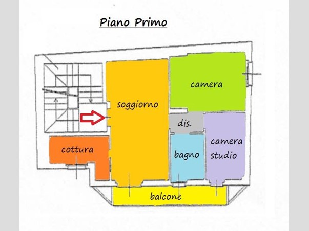 Trilocale in Vendita a Calolziocorte, 79'000&euro;, 62 m²