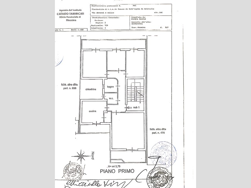 Appartamento in Vendita a Sant'Agata di Militello, zona sant'agata di milit, 160'000€, 130 m²