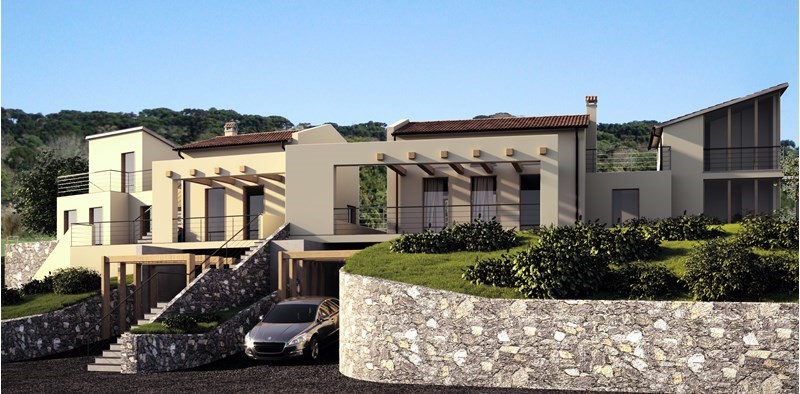 Villa bifamiliare in Vendita a Luni, zona Ortonovo, 380'000€, 200 m²