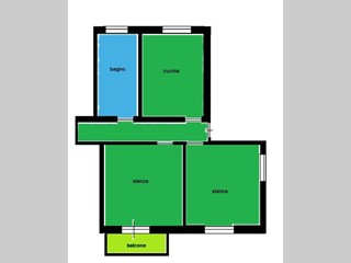 Trilocale in Vendita a Bolzano, zona Via Resia, 195'000€, 60 m²