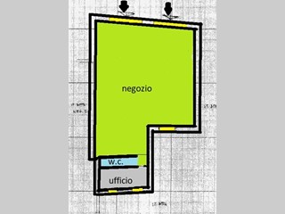 Negozio in Vendita a Monterotondo, zona centro, 90'000€, 130 m²