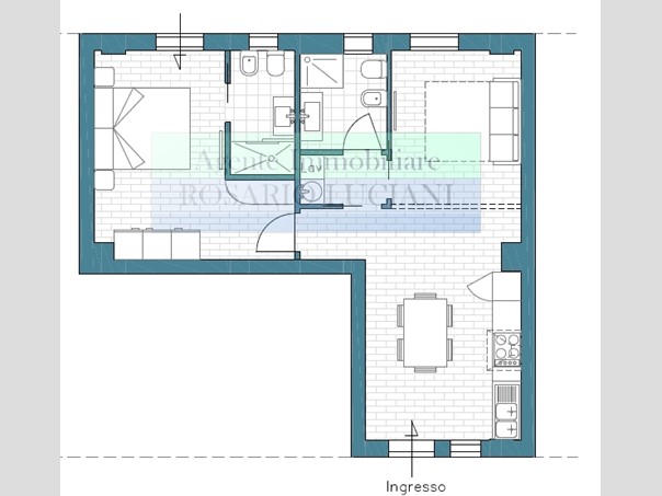 Bilocale in Vendita a Porto San Giorgio, 215'000€, 60 m²