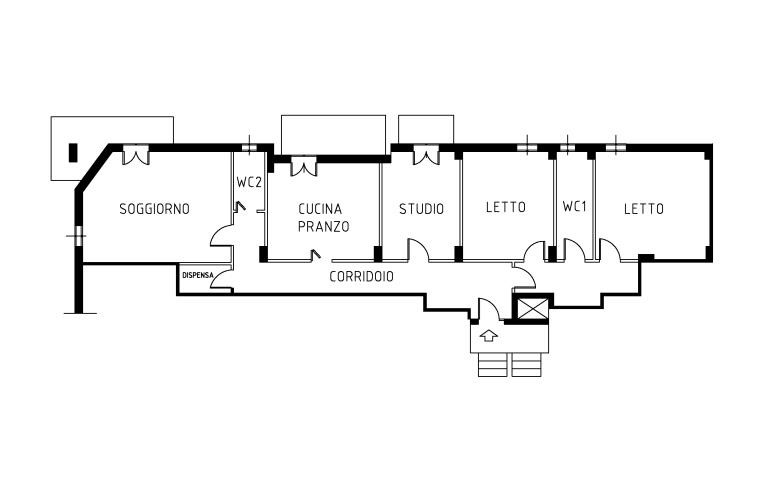 Quadrilocale in Vendita a Catanzaro, 135'000&euro;, 120 m², con Box
