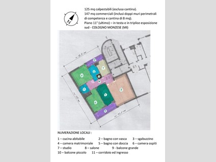 Appartamento in Vendita a Cologno Monzese, 245€, 147 m²