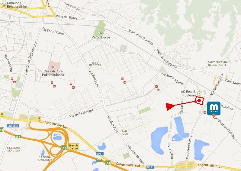 Terreno agricolo in Vendita a Brescia, zona Santa Eufemia, 480'000&euro;, 24450 m²