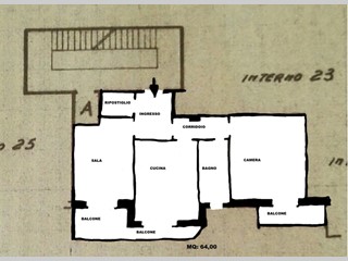 Appartamento in Affitto a Genova, zona San Teodoro, 550€, 64 m², arredato