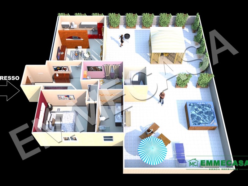 Trilocale in Vendita a Valenzano, 129'000€, 80 m²