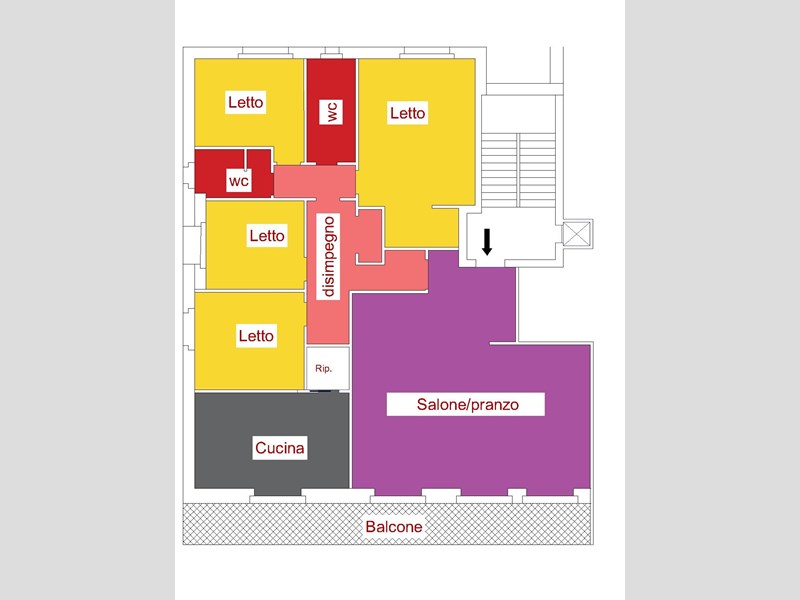 Appartamento in Vendita a Catanzaro, zona via Barrio, 170'000&euro;, 180 m²
