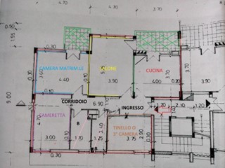 Appartamento in Vendita a Rieti, zona micioccoli, 145'000&euro;, 116 m²