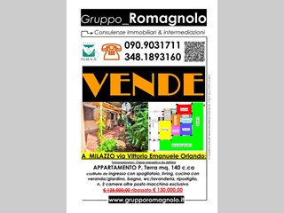 Appartamento in Vendita a Milazzo, zona via Vittorio Emanuele Orlando, 130'000€, 140 m²