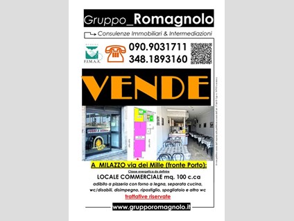 Attività commerciale in Vendita a Milazzo, zona via dei mille