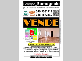 Appartamento in Vendita a Milazzo, zona via giacomo matteotti