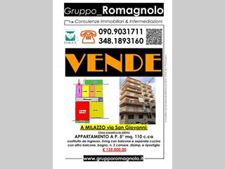 Appartamento in Vendita a Milazzo, zona via san giovanni, 135'000€