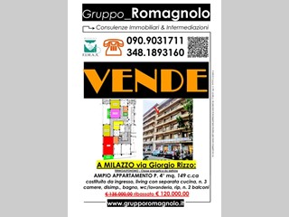 Appartamento in Vendita a Milazzo, zona via giorgio rizzo, 120'000€