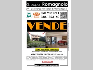 Villa bifamiliare in Vendita a Milazzo, zona via kennedy, 350'000€