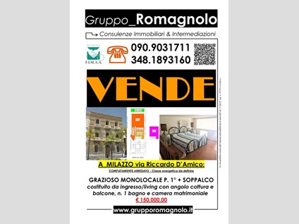 Appartamento in Vendita a Milazzo, zona via riccardo d'amico, 150'000€
