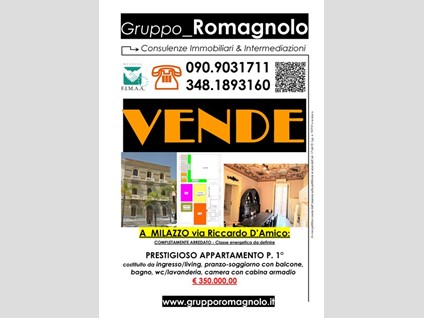 Appartamento in Vendita a Milazzo, zona via riccardo d'amico, 350'000€