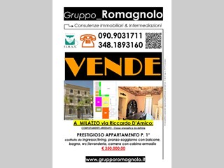 Appartamento in Vendita a Milazzo, zona via riccardo d'amico, 350'000€