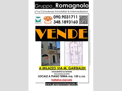 Magazzino in Vendita a Milazzo, zona lungomare garibaldi, 150'000€