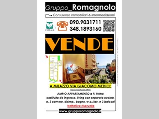 Appartamento in Vendita a Milazzo, zona via giacomo medici