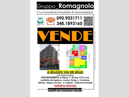 Appartamento in Vendita a Milazzo, zona via dei mille